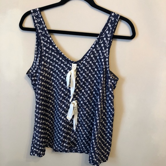 3/$15 Audrey 3+1 Anchor Top - Picture 2 of 7